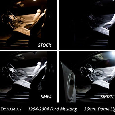 Diode Dynamics 1994-2004 SN95/NEW EDGE FORD MUSTANG LED Complete Interior Kit