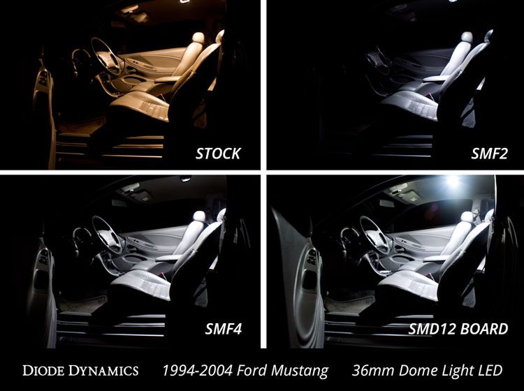 Diode Dynamics 1994-2004 SN95/NEW EDGE FORD MUSTANG LED Dome Light