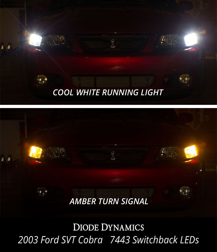 Diode Dynamics 1994-2004 SN95/NEW EDGE FORD MUSTANG LED Front Turn Signal Light