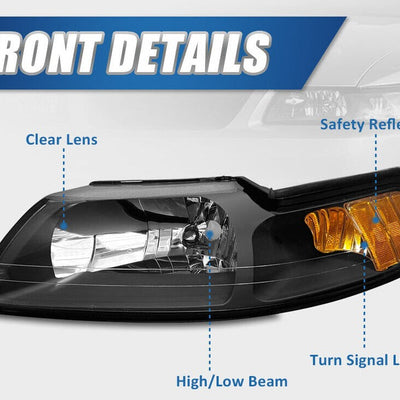 1999-2004 SN95/New Edge Ford Mustang Projector Retrofit Conversion
