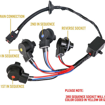 1996-2004 SN95/NEW EDGE FORD MUSTANG LED Tail Light Sequential Harness