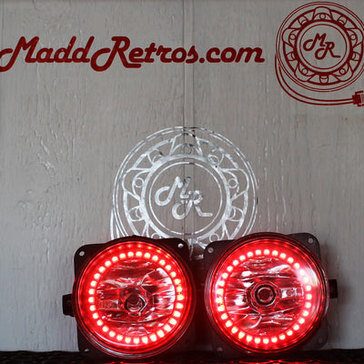 CLOSEOUT: LIGHTING TRENDZ RGBW+SWITCHBACK 2003-2004 FORD MUSTANG “TERMINATOR” SVT COBRA HALO FOG LIGHTS