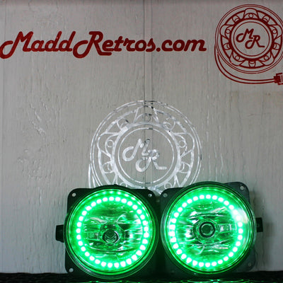 CLOSEOUT: LIGHTING TRENDZ RGBW+SWITCHBACK 2003-2004 FORD MUSTANG “TERMINATOR” SVT COBRA HALO FOG LIGHTS