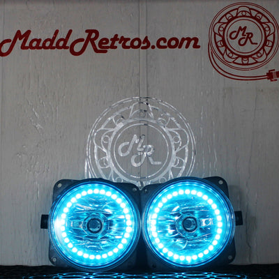 CLOSEOUT: LIGHTING TRENDZ RGBW+SWITCHBACK 2003-2004 FORD MUSTANG “TERMINATOR” SVT COBRA HALO FOG LIGHTS