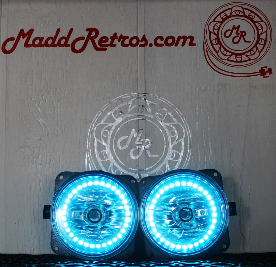 CLOSEOUT: Lighting Trendz RGBW+Switchback 2003-2004 Ford Mustang “Terminator” SVT Cobra Halo Fog Lights