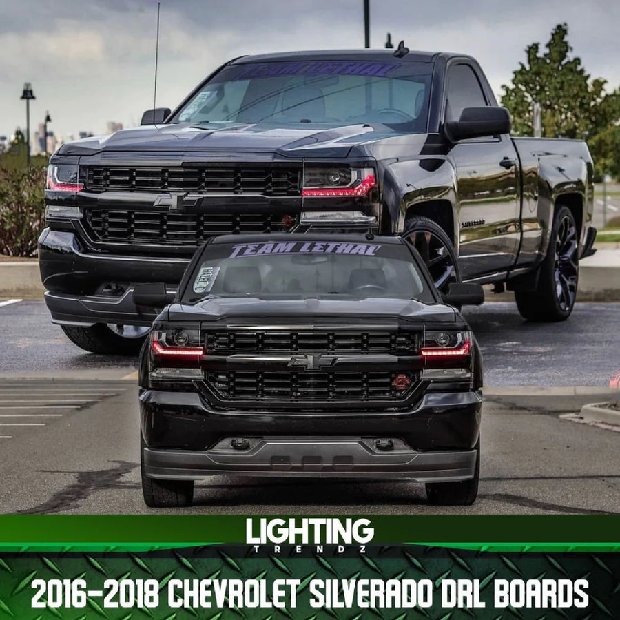 Lighting Trendz 2016-2018 Chevrolet Silverado DRL Boards
